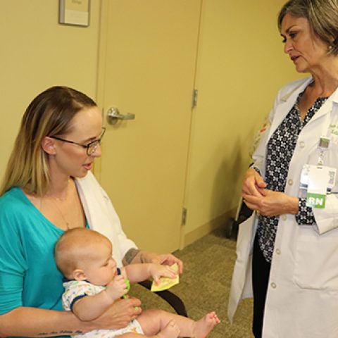 First-time mom conquers breastfeeding challenges with help from NCH Lactation Services